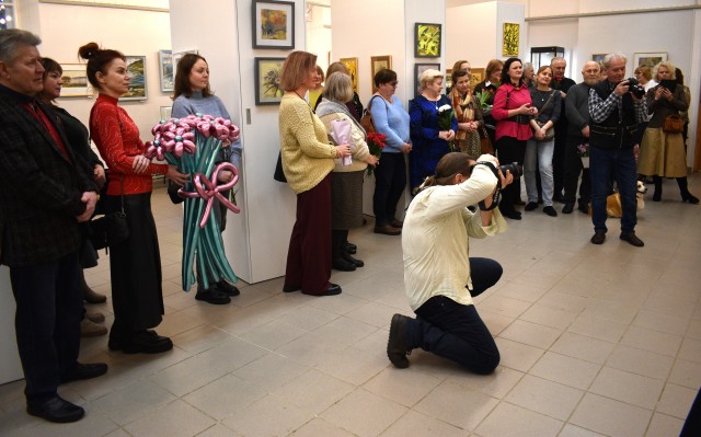 Mākslinieces Lilijas Tamas darbu izstādes atklāšana. 22.01.2025.